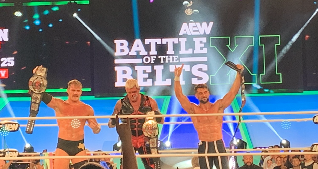 Dustin Rhodes and The Von Erichs Capture ROH Gold At AEW Battle of the